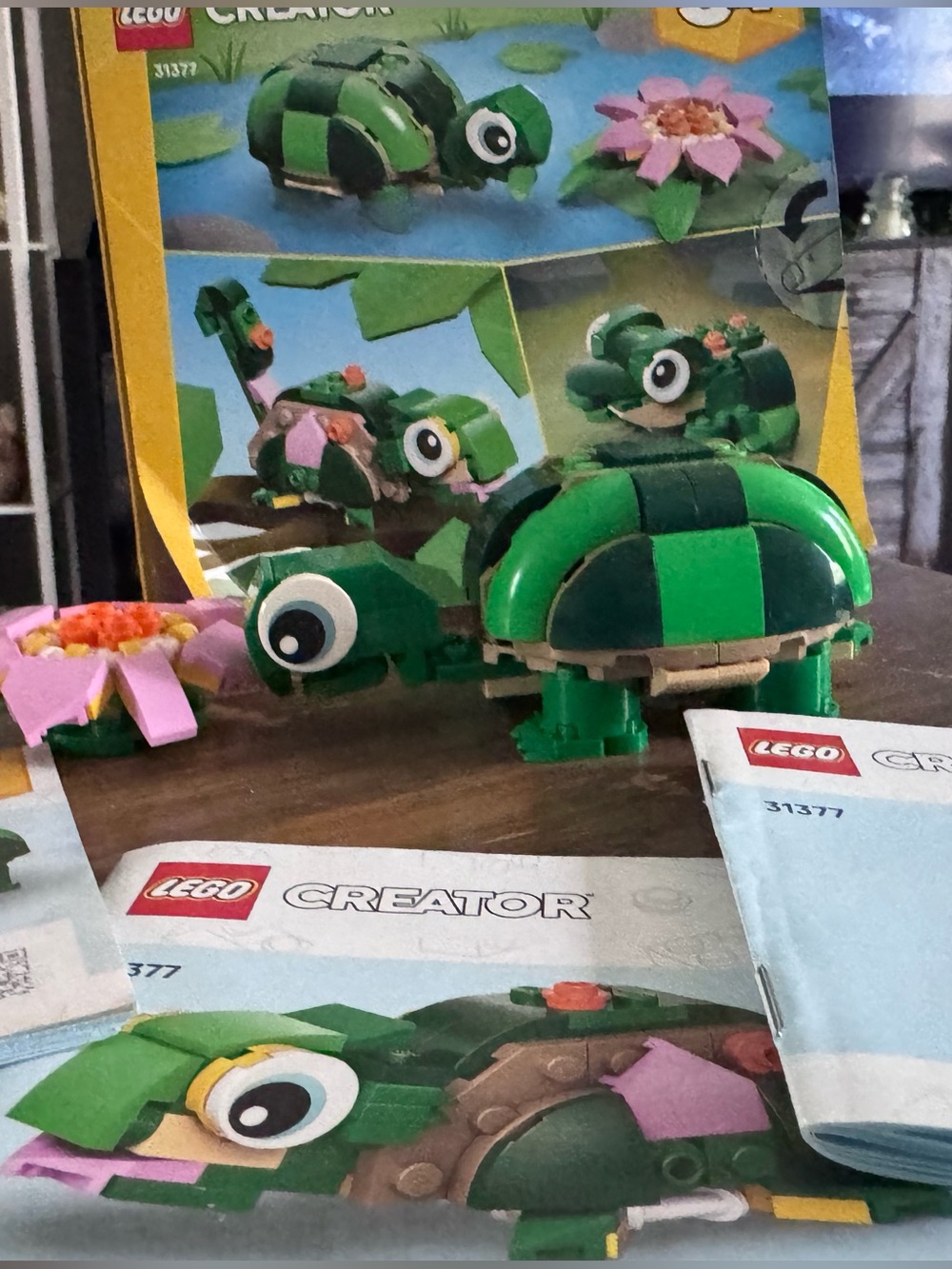 LEGO Creator 3-in-1 Turtle Set #31137.